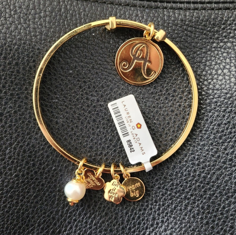 Initial A Bangle From Lauren G Adams